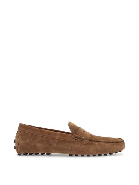 LIGHT WALNUT LEATHER DRIVING MOCCASIN