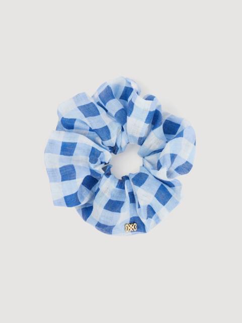 Sandro GINGHAM SCRUNCHIE