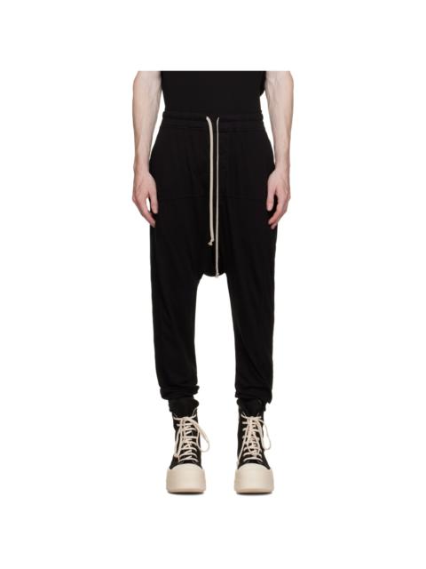 Rick Owens DRKSHDW Black Drawstring Sweatpants