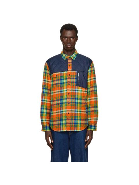 Polo Ralph Lauren Orange Flannel Check Shirt