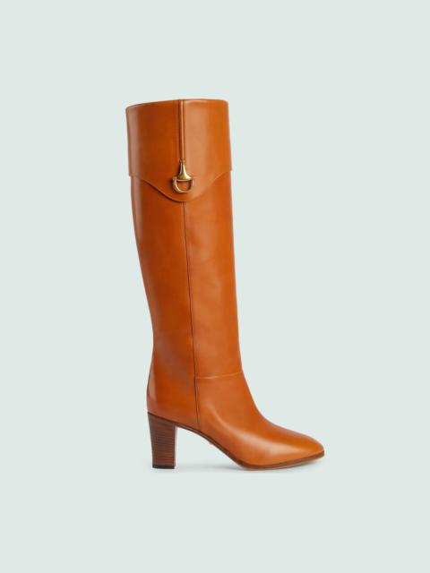 Women's boot with half Horsebit