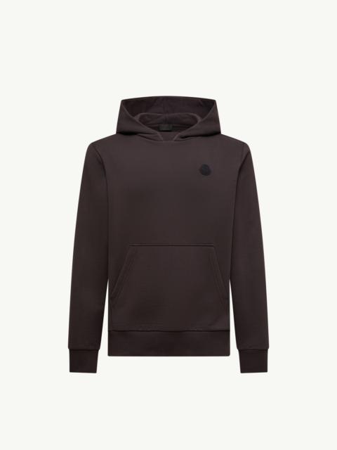 Moncler Tonal Back Logo Cotton Hoodie