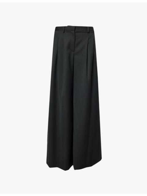 TWP Avery Wide-Leg Wool Trousers