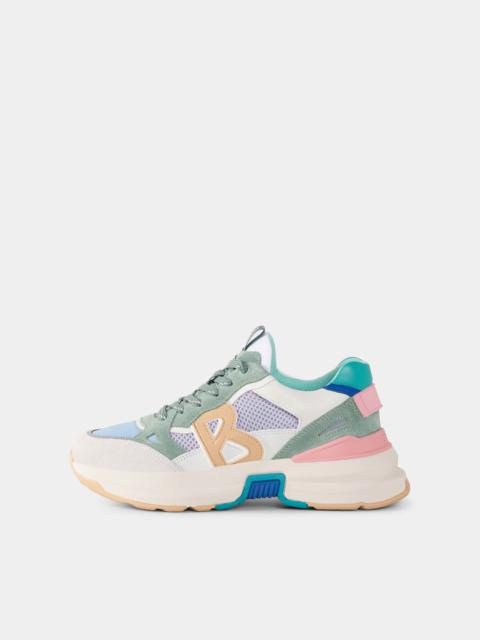 BOGNER Sneaker CTP25 in Green/beige/pink