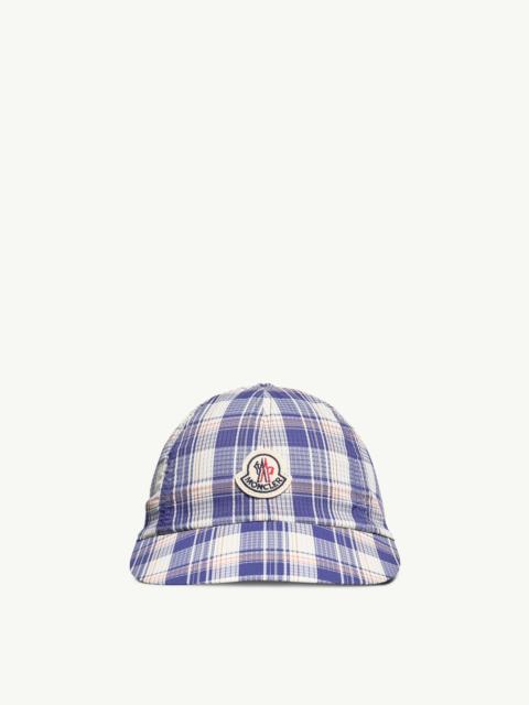 Moncler Striped Baseball Cap