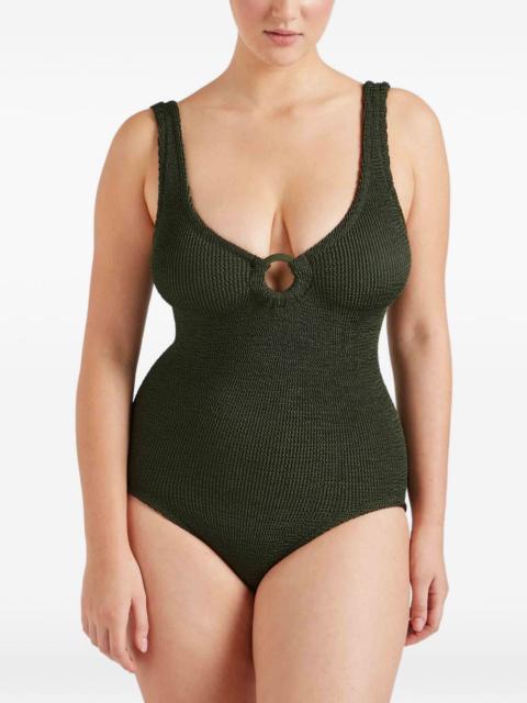 Hunza G Celine circle-detail swimsuit