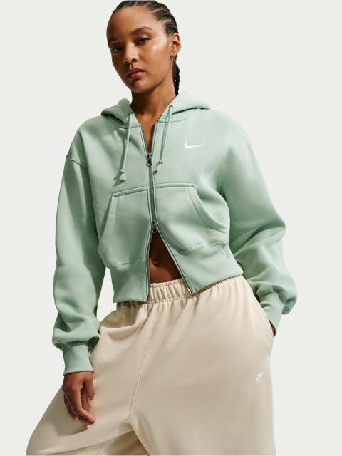 Nike Nike Sportswear Phoenix Fleece Women's Loose Full-Zip Cropped Hoodie