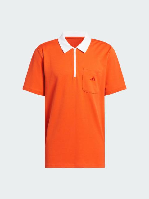adidas Essentials Quarter-Zip Polo Shirt