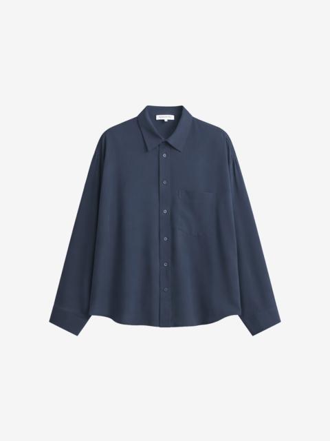 The Frankie Shop Rema Shirt - Slate Blue