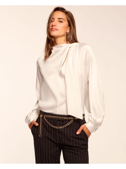RAMY BROOK Harry Silk Long Sleeve Blouse