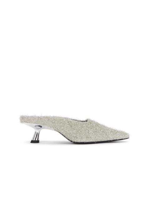 SIMONMILLER Gala Tinsel Pointed Mule
