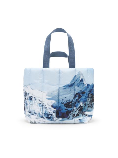 PERFECT MOMENT mountain-print tote bag