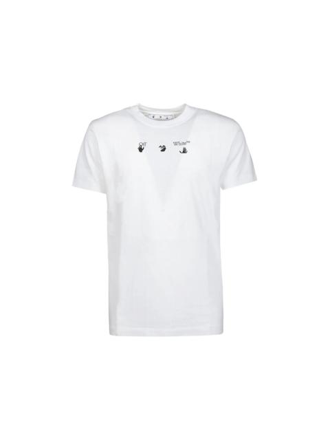OFF-WHITE Slim Fit Bolt Arrows T-Shirt White Green