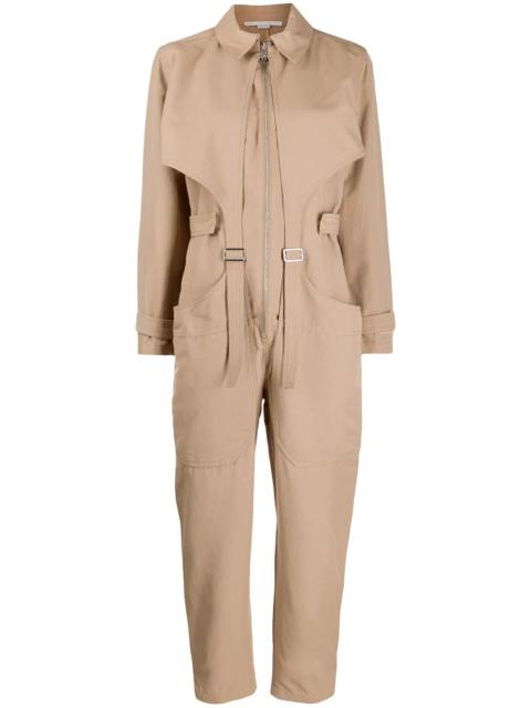 Stella McCartney buckle-embellished cargo jumpsuit