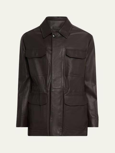 Brioni Men's Calfskin Field Jacket