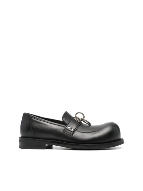 Martine Rose bulb-toe ring loafers