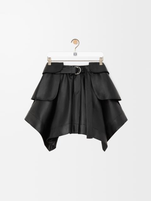 Loewe Cargo skirt in nappa lambskin