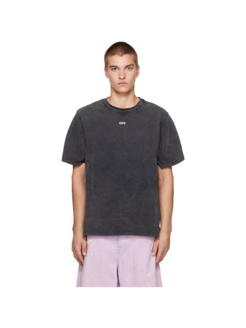 Off-White Black Off Stamp Overlap Regular S/S T-shirt