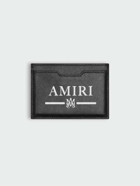 AMIRI NAPPA LOGO PRINT CARD HOLDER
