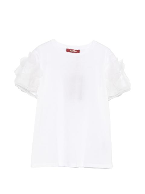Max Mara ruffled sleeve T-shirt