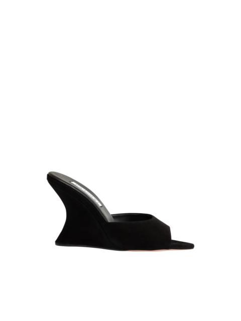 AQUAZZURA BISOUS SUEDE WEDGE