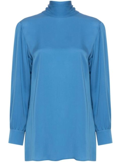 GUCCI tie-neck silk blouse