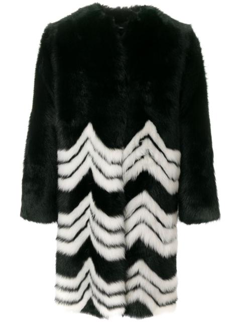 Givenchy chevron coat