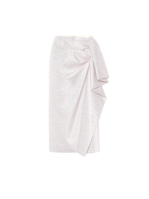 Dries Van Noten Metallic midi skirt
