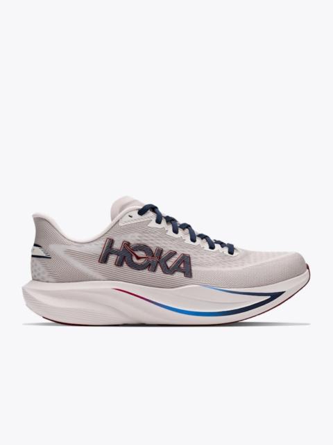 HOKA Men's Mach 7 Road Running Shoes in Putty/Grout