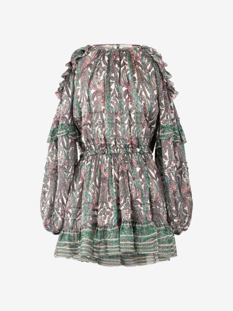 Isabel Marant GABINIA PRINTED COTTON DRESS