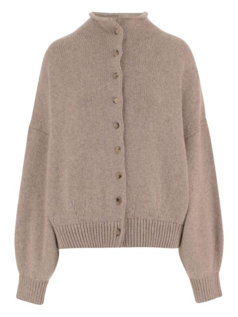 KHAITE Nelya ribbed cardigan