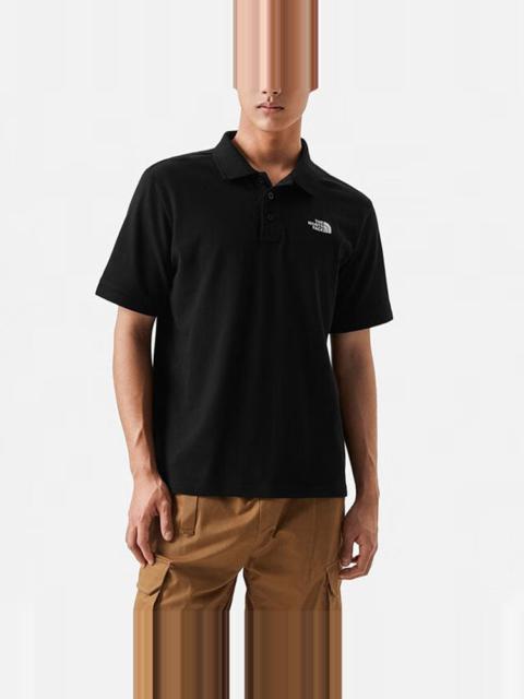 THE NORTH FACE Tonal Logo Pique Polo Shirt 'Black' NFOA7WE8-JK3