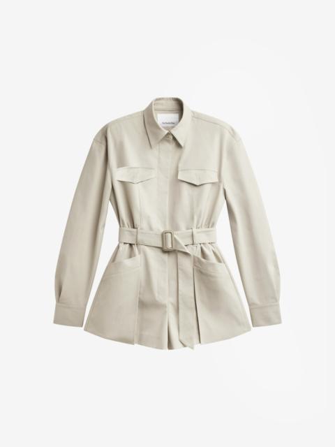 The Frankie Shop Praia Cargo Romper - Beige