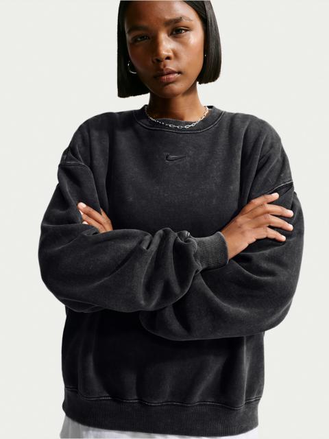Nike Nike Studio Fleece Medium Weight Women's Oversized Crew-Neck Sweatshirt