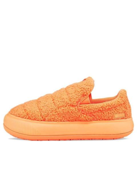 PUMA (WMNS) PUMA Suede Mayu Slip-On 'Teddy - Neon Citrus' 384887-04