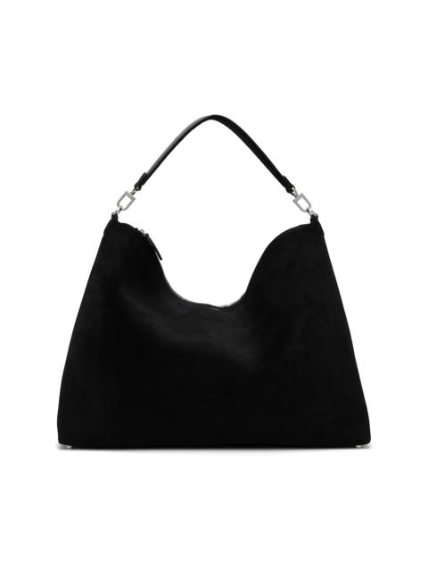 TOTEME Black Bevel Suede Tote