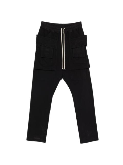 Rick Owens DRKSHDW drawstring cotton trousers