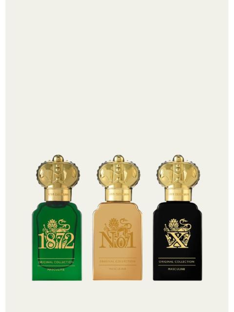 CLIVE CHRISTIAN 3 x 0.3 oz. Original Collection Travelers Set, Masculine