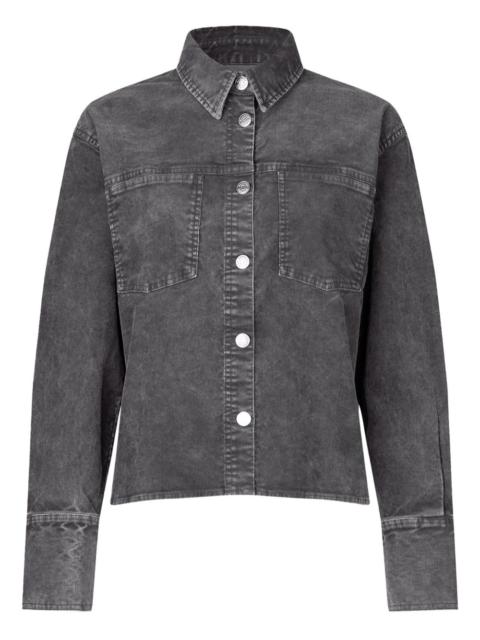 SAMSØE SAMSØE Sasofie corduroy chest-pocket shirt