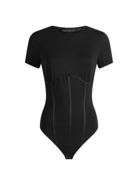 GOOD AMERICAN Good American Weightless Scuba Corset Bodysuit