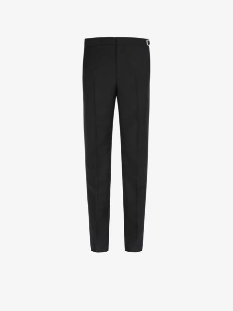 Givenchy Slim fit pants in wool and mohair with metal details