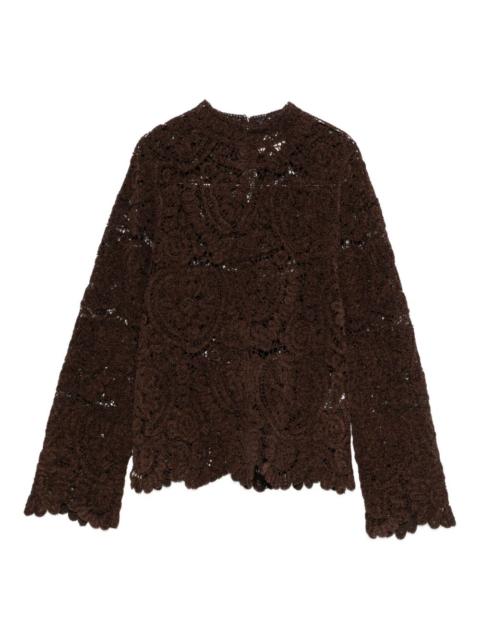 Loulou de Saison Wade lace sweater