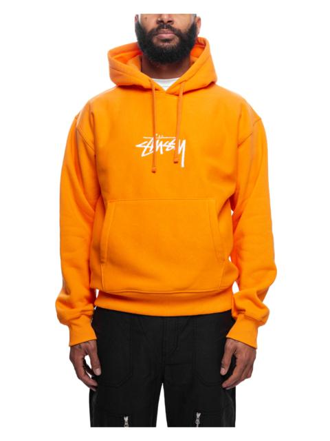 Stüssy Stock Logo Applique Hood Tangerine