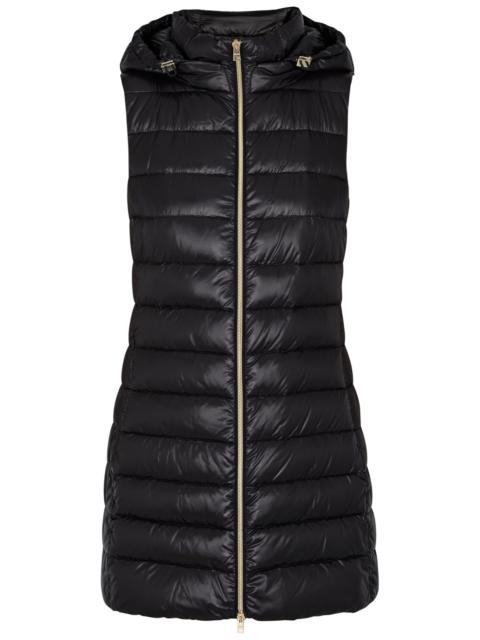 Herno Quilted hooded shell gilet