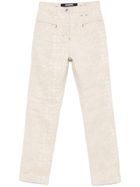 JACQUEMUS Le De-Nîmes Norma jeans