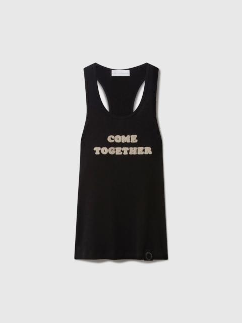 Stella McCartney Come Together Slogan Tank Top