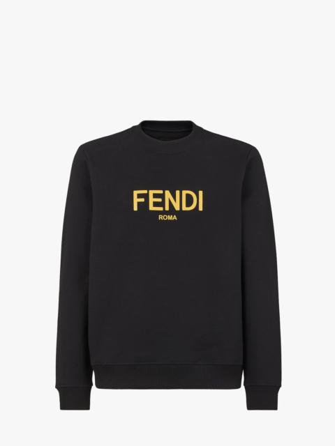 FENDI Black cotton sweatshirt
