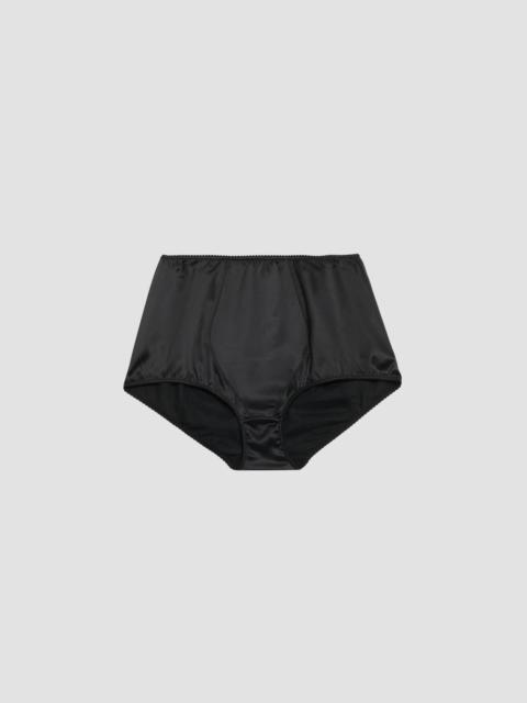 Dolce & Gabbana Women's Stretch-Silk Briefs - Black
