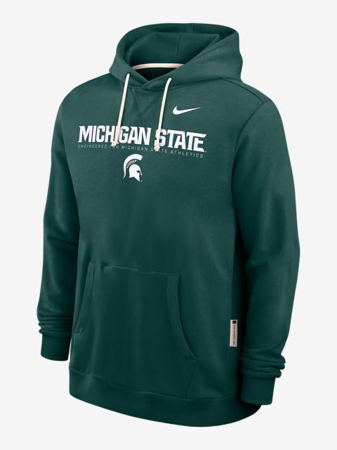Nike Michigan State Sideline Men's Nike Dri-FIT College Pullover Hoodie