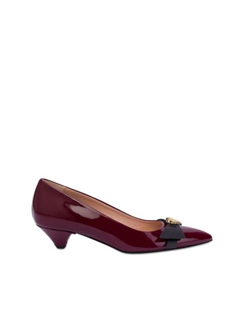 Moschino leather pumps
